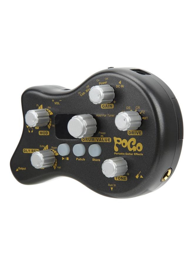Guitar Multi Effects Processor Effect Pedal POGO Delay Reverb Distortion Instrument Accessory EU Plug 100-240V