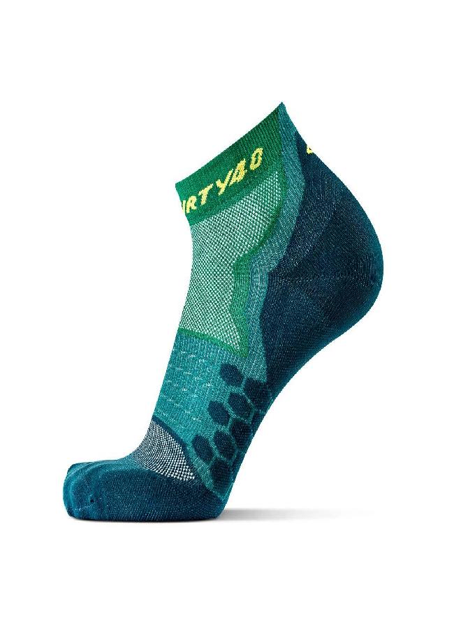 Thirty48 Performance Compression Low Cut Running Socks for Men and Women | More Compression Where Needed ([3 Pair] Green/Green, Small - Women 5-6.5 // Men 6-7.5) - Image 3