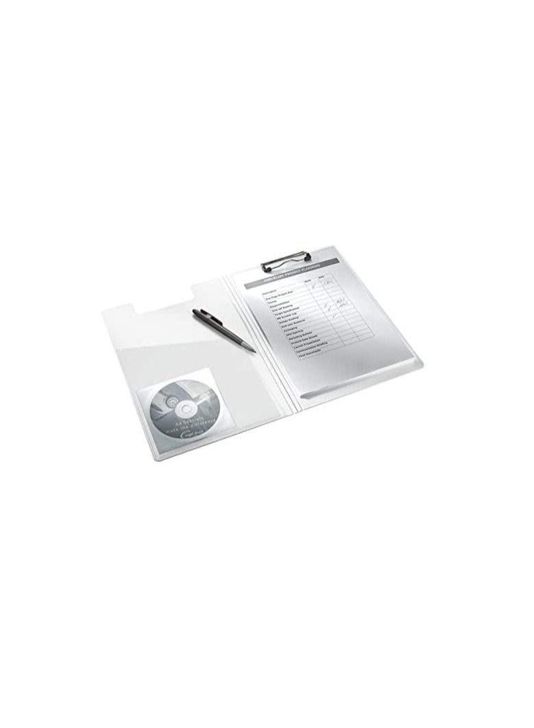 ليتز مشبك تثبيت 41990001 A4 بغطاء من البولي فوم خفيف الوزن، نطاق واو ، أبيض - Image 2