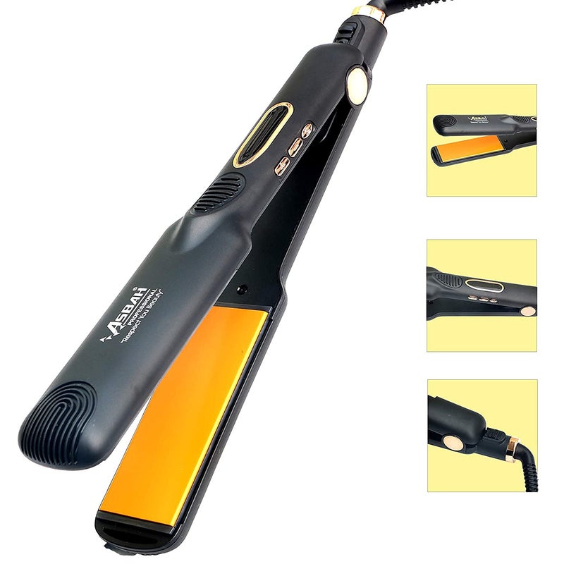 ASBAH Asbah Professional Dzara Hair Straightener with 3D Floating Plates Rapid Heat Technology One Year Warranty Lifetime Repair Services Multicolor  - Image 3