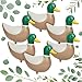 PullCrease 12 Pcs 283 Mallard Duck Shaped Foil Balloons for Duck Hunting Birthday One Lucky Party Decoration Party Supplies - Image 2