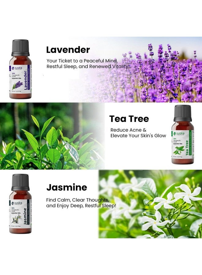 سويكي زيوت عطرية للبشرة والشعر والوجه والعناية بحب الشباب 100% زيت أساسي طبيعي نقي وغير مخفف من الدرجة العلاجية (اللافندر) - Image 3