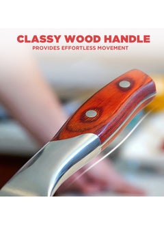 AC&L AC&L Kitchen Knife, 11-inch Professional Kitchen Knife, High Carbon Stainless Steel Sharp Knife with Ergonomic Handle and Gift Box for Vegetable Fruit Boneless Meat Restaurant (27.5X1.80cm)  - Image 4