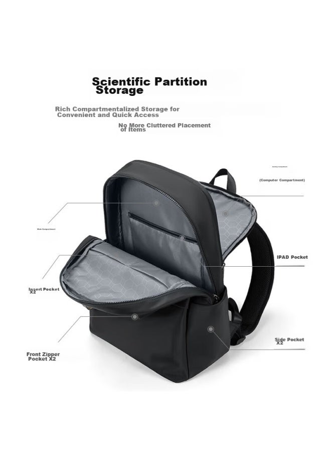 Golf Backpack For Men, Travel Backpack, 15.6-inch Laptop Bag, Student Schoolbag, Multi-compartment Commuter Business Travel Backpack - Image 3