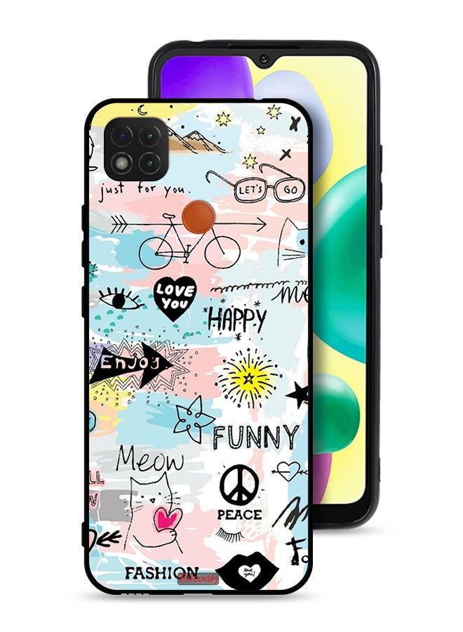 Tolwak Xiaomi Redmi 9C Protective Case Cover Love You Tags - Image 1