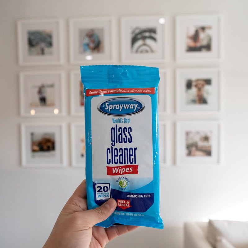 Sprayway SW199R Ammonia-Free Glass Cleaner Wipes, Fresh Scent, 20 Count - Image 5