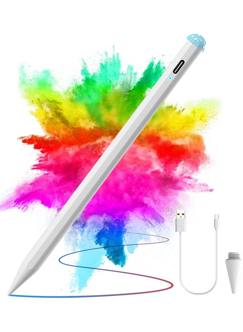إلترازون Stylus Pen for iPad Pencil 2nd Generation [Wireless Charging/Palm Rejection/Tilt Sensitive for Apple iPad Pro 1/2/3/4/5th 11/12.9inch,iPad Air 4/5th,iPad Mini 6th Active  Pen - Image 1
