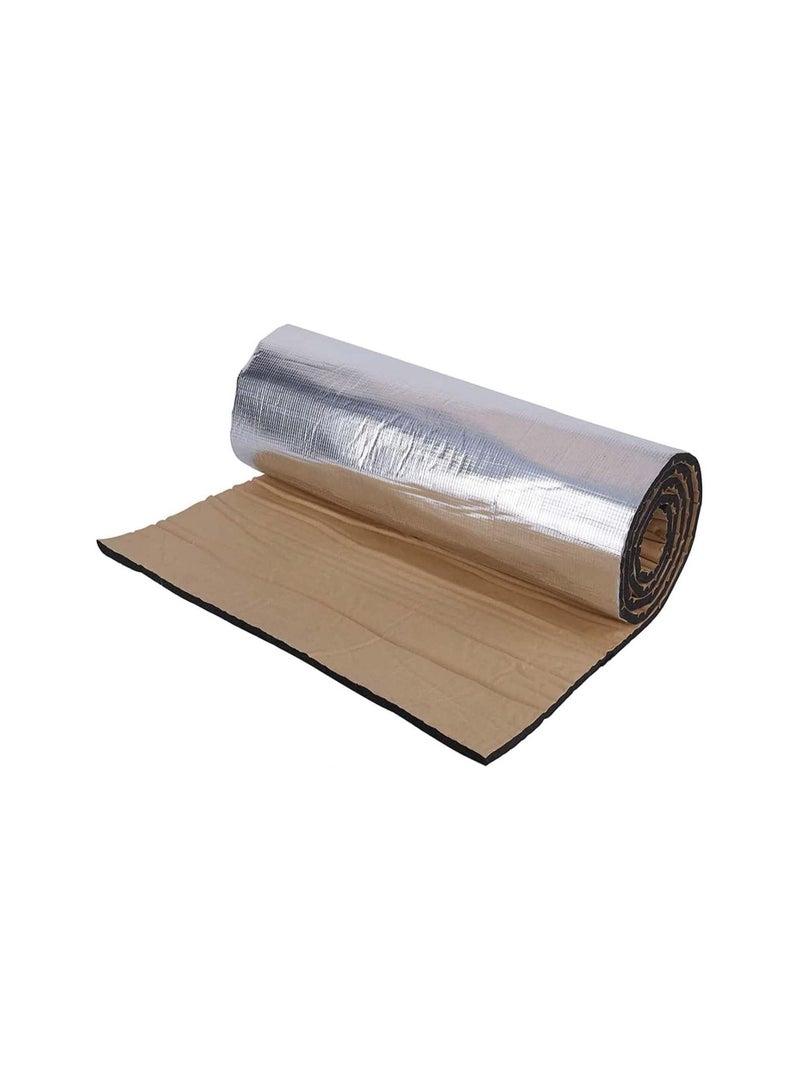 Premium 10mm Car Sound Deadening Mat Roll 500x2000mm Butyl Rubber Self-Adhesive Heat Insulation Pad for Noise Vibration Damping, Moisture Proof Waterproof Acoustic Insulation - Image 1