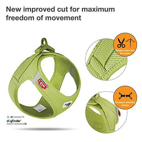 Curli Vest Harness curli Clasp AirMesh Lime 3XS - Image 3