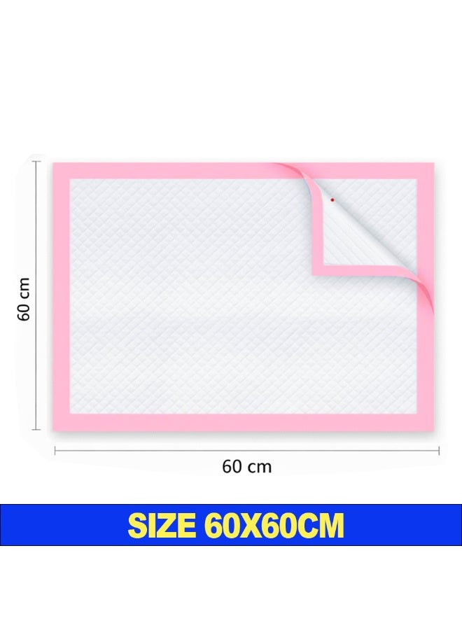 Star Babies disposable changing mats pack of 60 assorted  33x45-Blue,45x60-White,60x60-Pink - Image 3