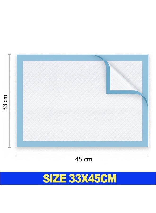 Star Babies disposable changing mats pack of 60 assorted  33x45-Blue,45x60-White,60x60-Pink - Image 4