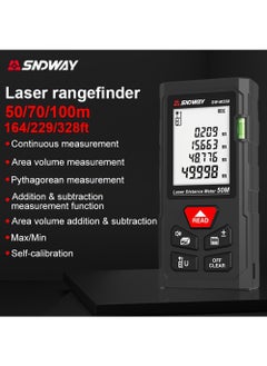 Laser Measure 50M, Ft/in/M Unit Switch Digital Laser Tape Measure, LCD Backlit Laser Distance Measure Pythagorean Mode Area and Volume Measuring，Industrial Measuring Tool Laser Measurement Tool - pzsku/ZB5314F7DFCC93D42BBB8Z/45/_/1723107513/6c5158a6-064d-491c-980b-c85bbbf8f3f8