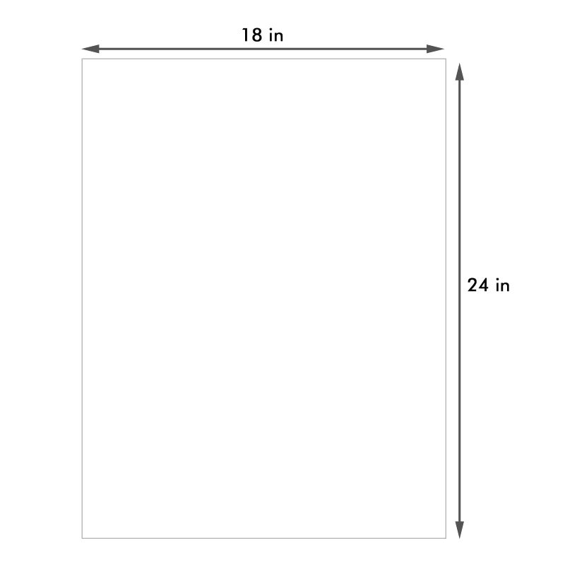 Somime 25 Pack Backing Boards Only - 18x24 Uncut White Mats Matboards, Acid Free & White Core Backerboards, Ideal for Photos/Pictures/Prints/Frames/Arts - Image 2