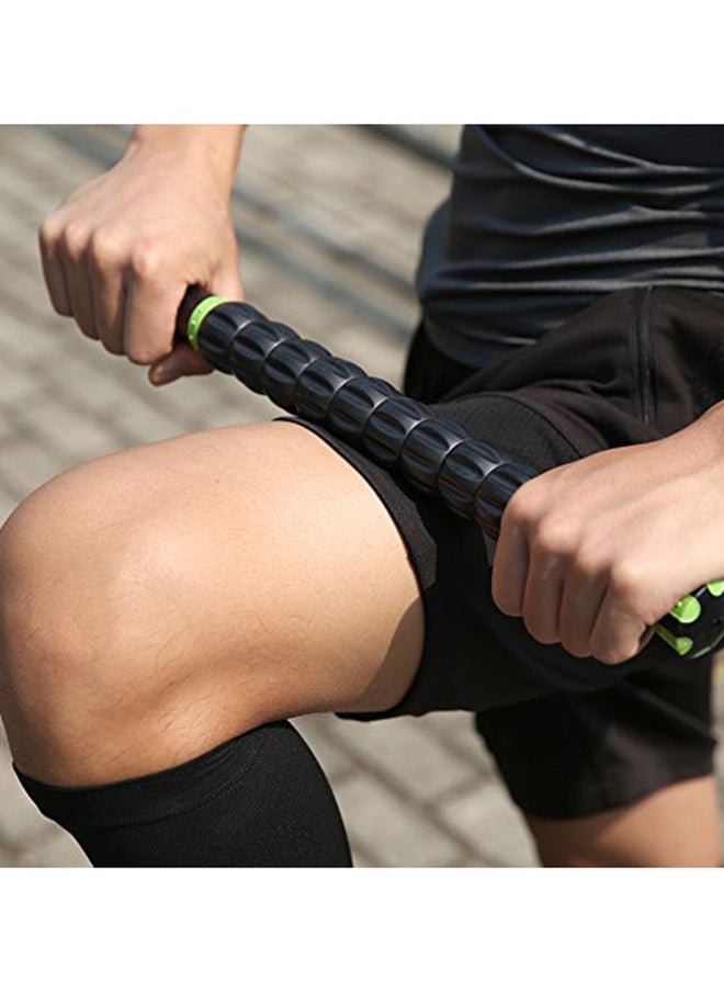 Generic - IDSON - Muscle Roller Stick For Athletes, Relief Muscle Soreness, Cramping, Tightness, Help Legs And Back Recovery- Black/Green - Image 1