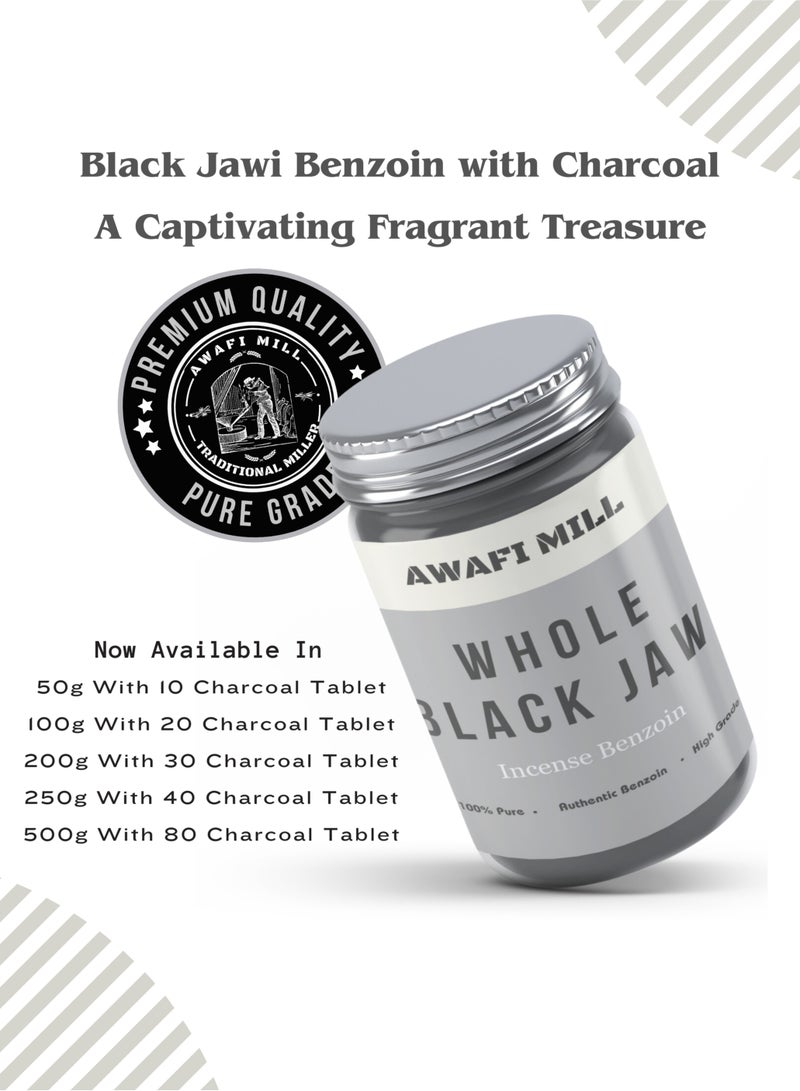 Awafi Mill Black Jawi Benzoin Incense | Luxurious Vanilla Aromatic Smoke with Charcoal Tablet - Image 5