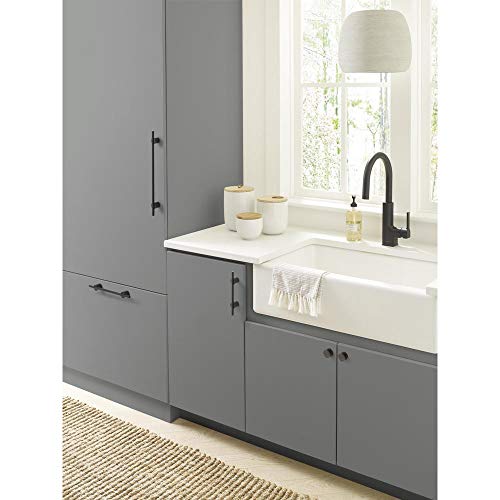 Amerock Cabinet Pull Matte Black 334 inch 96 mm Center to Center Transcendent 1 Pack Drawer Pull Drawer Handle Cabinet Hardware - Image 3