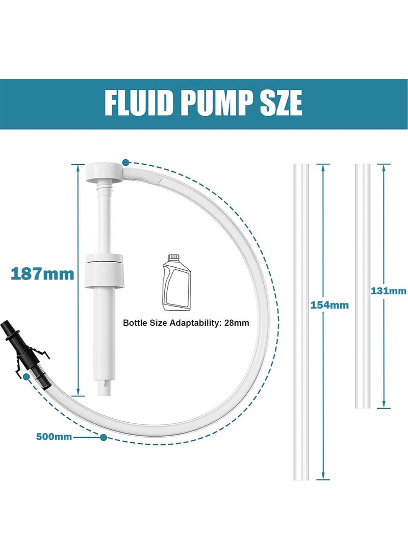 Beauenty Fluid Pump for Standard Quart Bottles - 8cc Per Pump Stroke, 28mm Transmission Fluid Pump with 3rd Hand Adapter, Transfer Gear Oil, Differential and Transmission Fluid Gear Lube Pump  - Image 3