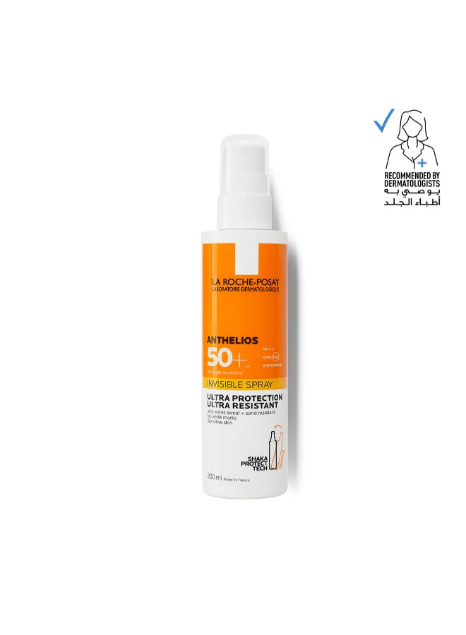 لاروش بوزيه بخاخ أنثيليوس غير مرئي بعامل حماية من الشمس 50+ معطر 200 مل - Image 1