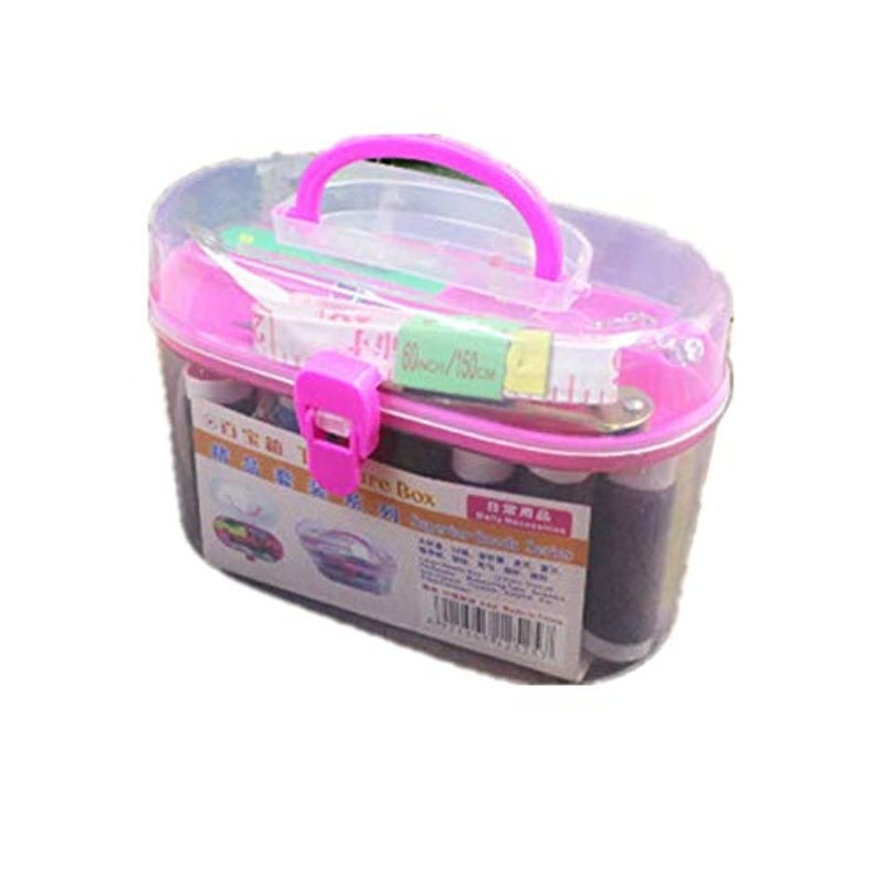 Practical Needle Scissors Thread Thimble Pin Leading Machine Storage Bow Suits Home Sewing Kits Hussif Workbox