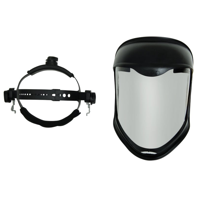 UVEX Honeywell Uvex Bionic Face Shield with Clear Polycarbonate Visor and Anti-Fog/Hard Coat (S8510) - Image 4