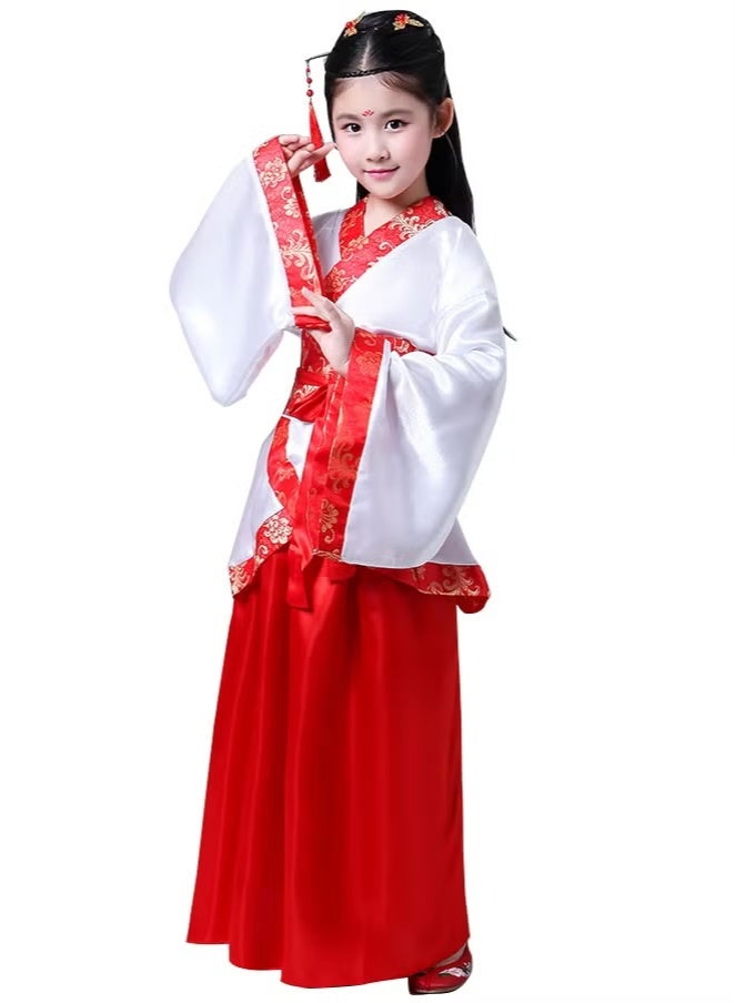 New Retro Chinese Hanfu Dress Imitation of Tang and Song Dynasties Girls' Dress - Image 2