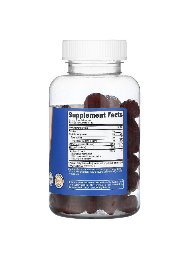 Nutricost, Elderberry, 90 Flavored Gummies - Image 2