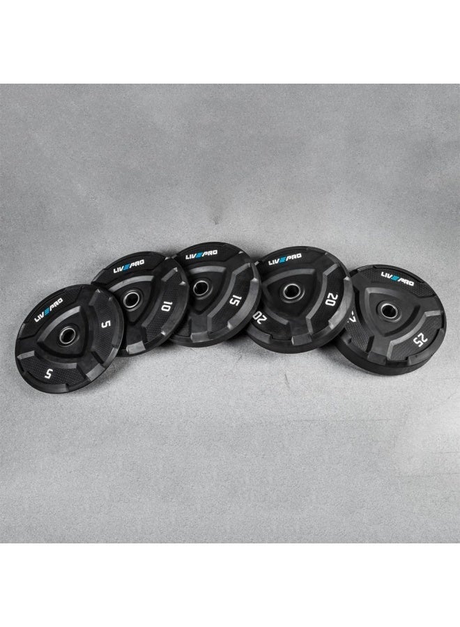 ليف برو قرص مطاطي ممتص للصدمات 20 كجم أسود Lp8022 - 20 (العلامة التجارية: Liveup) - Image 5