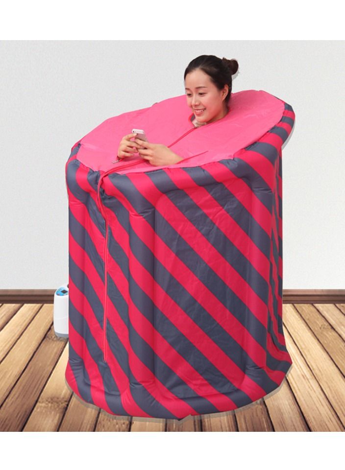 DubaiGallery غرفة ساونا سبا منزلية قابلة للطي مولد 220 فولت ساونا بخارية قابلة للنفخ - Image 2