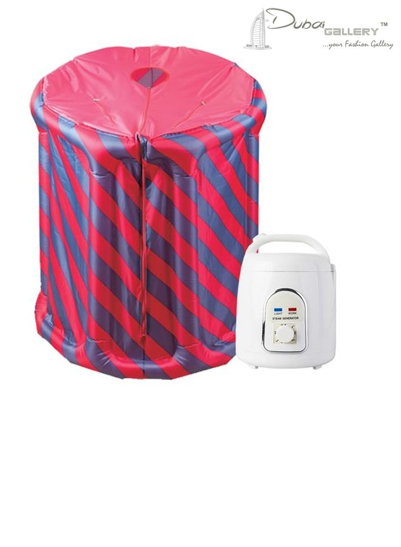 DubaiGallery غرفة ساونا سبا منزلية قابلة للطي مولد 220 فولت ساونا بخارية قابلة للنفخ - Image 1