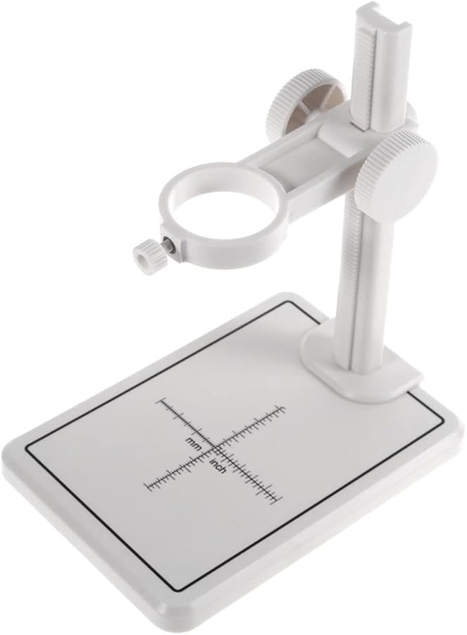Microscope Accessories Kit with Slide Preparation Camera Stand Holder and Scales for USB Digital Microscope - Image 2