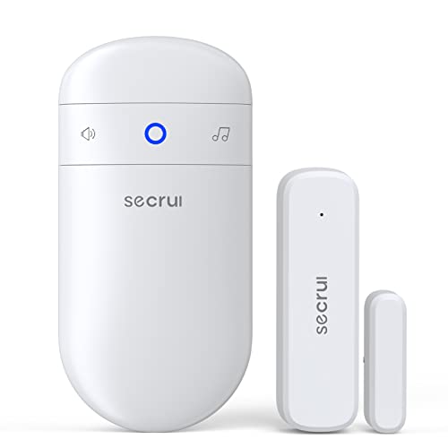 SECRUI Door Chime, Door Open Sensor Chime for Business/Home When Entering, Adjustable Volume, Easy Installation, 400ft Range, 52 Chimes, M508+D7 - Image 1