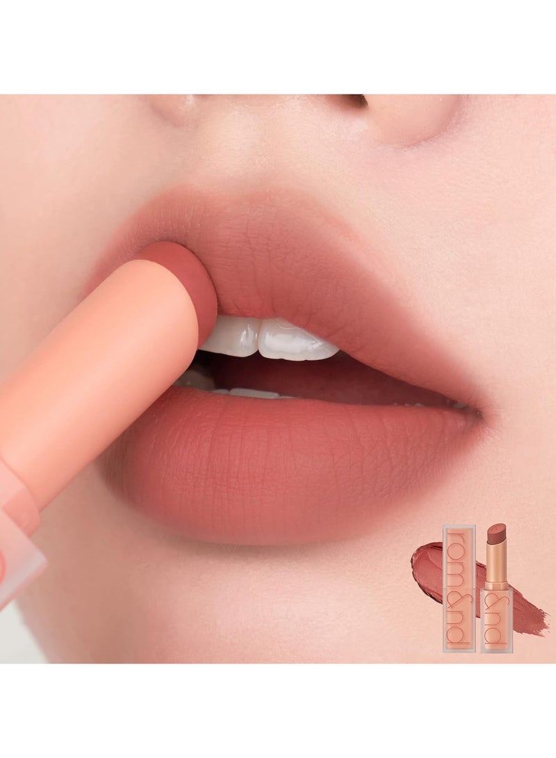 rom&nd Zero Matte Lipstick 23 RUDDY NUDE - Image 2