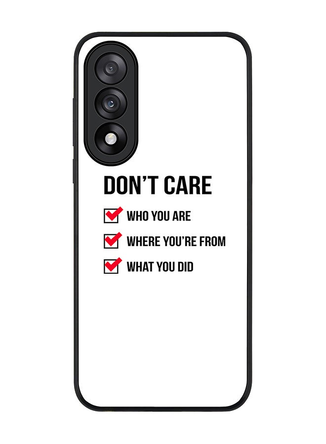 Stylizedd For OnePlus Nord 5 / Ace 5 Ultra Case,Slim fit Camera Protection, Shockproof Thin Phone cover  - Don't Care