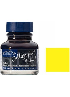 Winsor Newton Calligraphy Ink, 30Ml - Lemon Yellow 345 