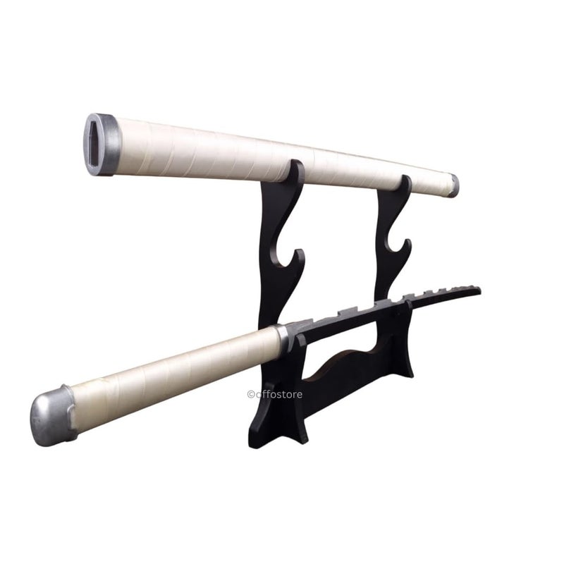 Offo Demon Slayer Inosuke Wooden Katana | 100CM Life-Size Anime Sword | Wooden Replica for Cosplay, Martial Arts, Home Decor & Gifts | Ideal for Anime Fans, Kids & Collectors - Image 5