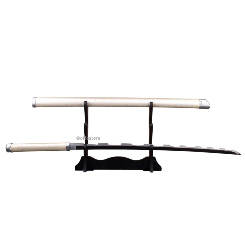 Offo Demon Slayer Inosuke Wooden Katana | 100CM Life-Size Anime Sword | Wooden Replica for Cosplay, Martial Arts, Home Decor & Gifts | Ideal for Anime Fans, Kids & Collectors - Image 3