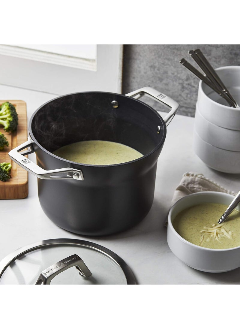 Zwilling ZWILLING Motion Hard Anodized 4qt Aluminum Nonstick Soup Pot  - Image 2