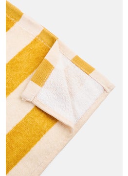 Muy Mucho Stripe Poncho Towel 80 x 60 cm, Yellow  - Image 4