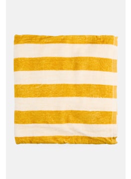 Muy Mucho Stripe Poncho Towel 80 x 60 cm, Yellow  - Image 2