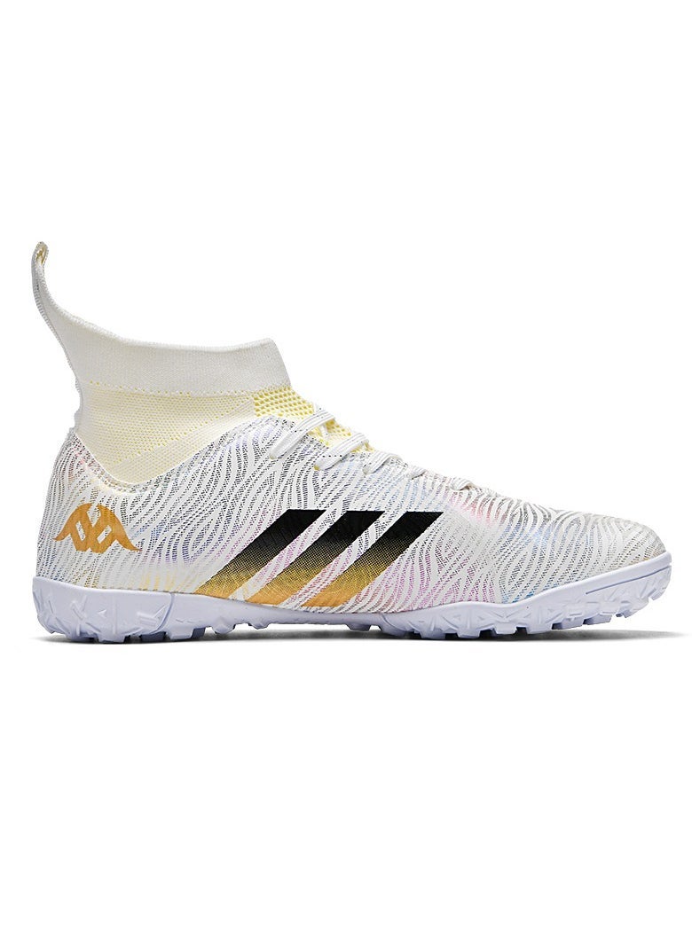 2025 New High Top Anti slip Football Shoes Outdoor Indoor Professional Youth Boys Football Shoes Unisex Football Cleats  - Image 3