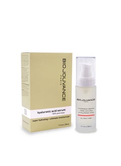 BIO JOUVANCE PARIS Hyaluronic Acid Serum 1Oz / 30Ml Antiaging Hydrating & Moisturizing Hyaluronic Acid 80% 100% Plant Base Daily Facial Skin Care Treatment Regimen Made In France  - Image 1