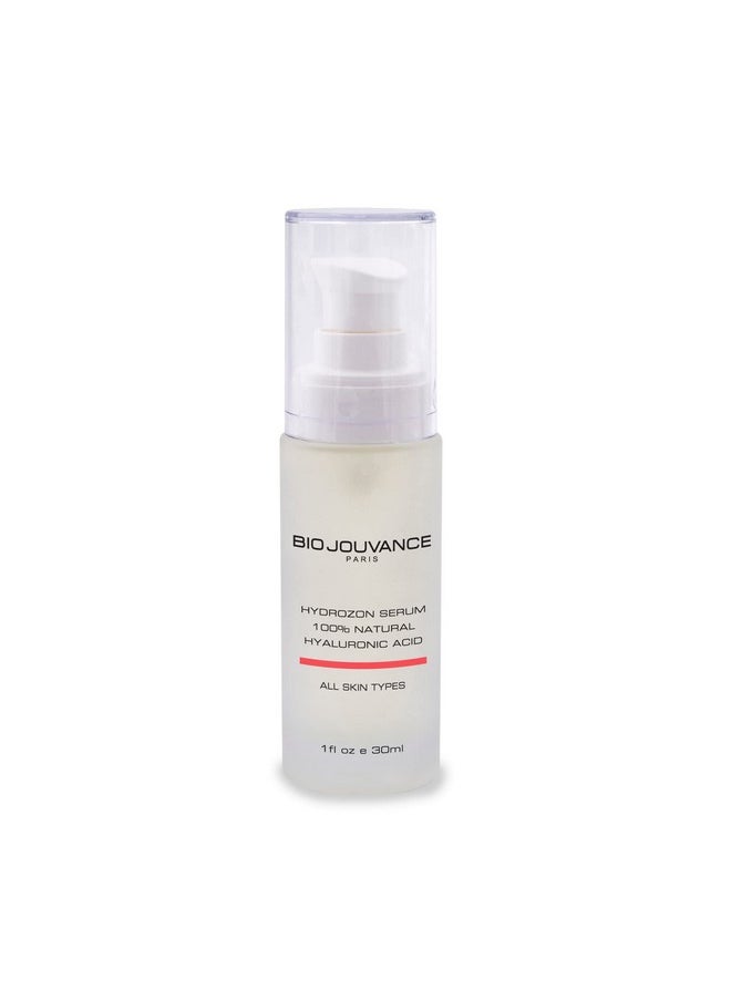 BIO JOUVANCE PARIS Hyaluronic Acid Serum 1Oz / 30Ml Antiaging Hydrating & Moisturizing Hyaluronic Acid 80% 100% Plant Base Daily Facial Skin Care Treatment Regimen Made In France  - Image 2