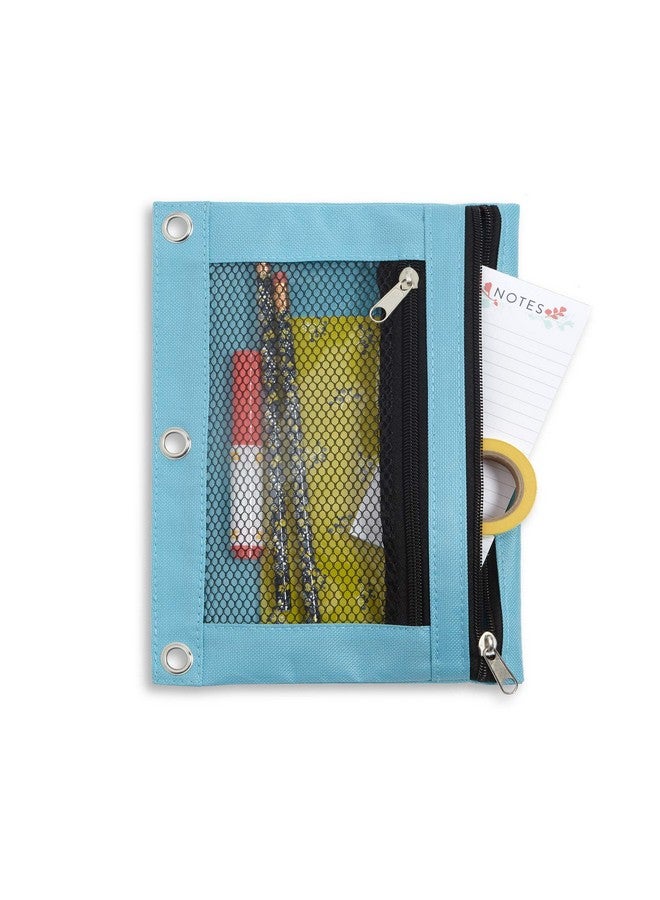 Blue Summit Supplies Pencil Pouches, Bulk Pencil Pouch 30 Pack In Assorted Colors For Storing School Supplies, Writing Utensils, And More, Cloth Zipper Pouches For 3 Ring Binders, 30 Count - Image 3