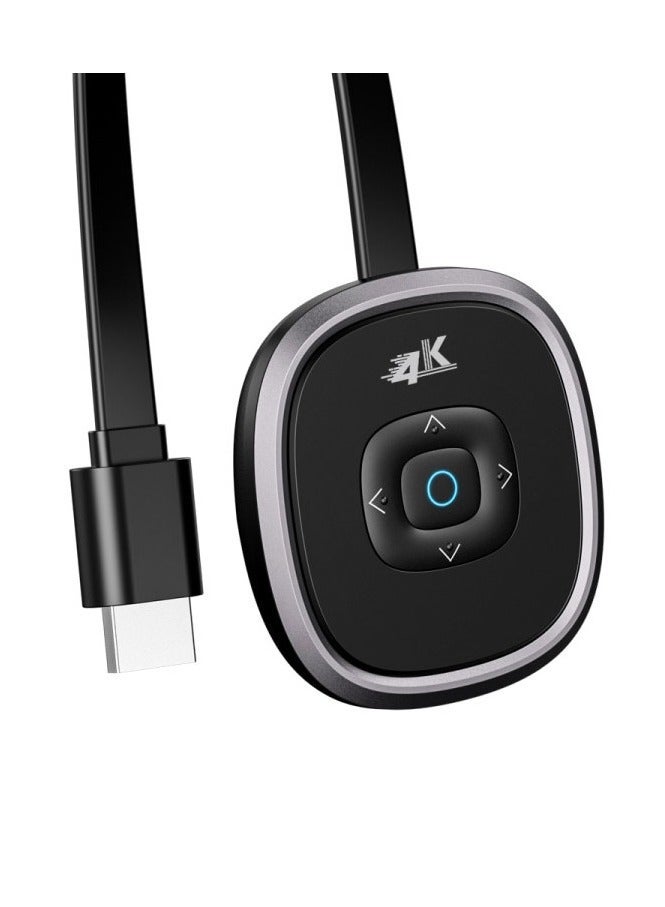 4K Wireless HDMI Display Dongle Adapter, 4K/5G WiFi Streaming Movies, Shows, and Live TV Receiver from iPhone, iPad, Android, Tablet, Window to HDTV/Monitor/Projector, Miracast, Airplay, DLNA  - Image 1