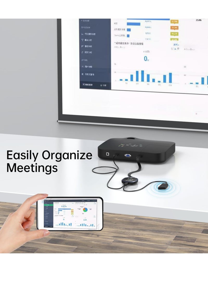 4K Wireless HDMI Display Dongle Adapter, 4K/5G WiFi Streaming Movies, Shows, and Live TV Receiver from iPhone, iPad, Android, Tablet, Window to HDTV/Monitor/Projector, Miracast, Airplay, DLNA  - Image 3