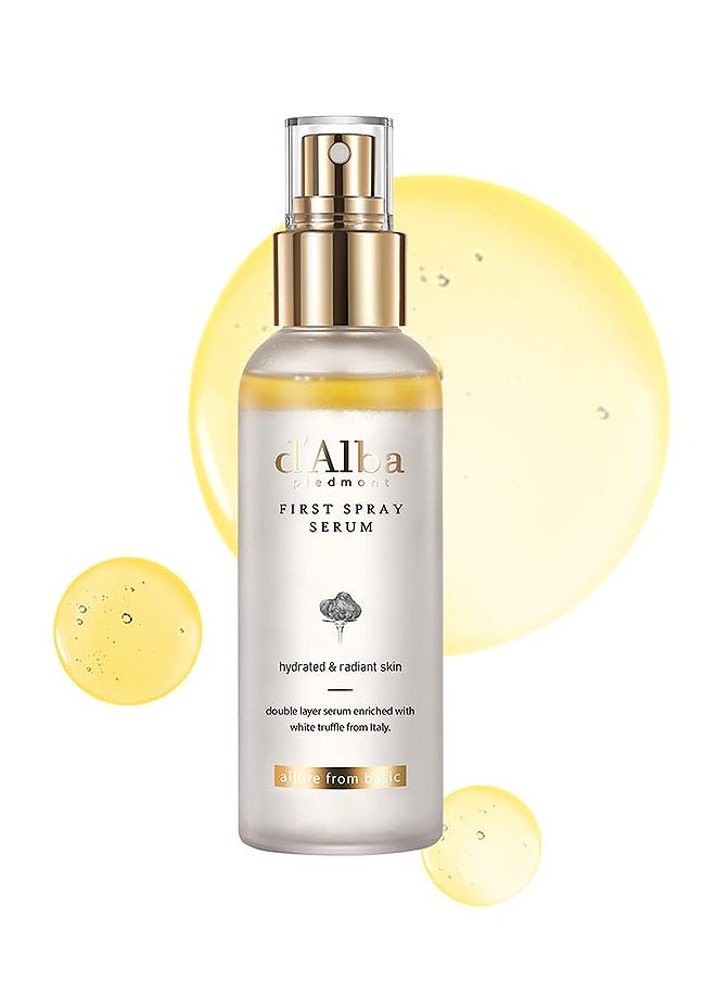 d'alba Piedmont d'alba Piedmont Italian White Truffle First Spray Serum (Vegan), glowy hydrating serum face mist, dalbamist, Pack Of 1, 3.38 fl oz  - Image 1