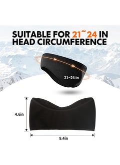 Ear Warmer Headband for Women Men Winter Fleece Thermal Cold Weather Windproof Covers Soft Full Cover Band Fitness Running Cycling, Black - pzsku/ZB53301A0BE62803E3F6FZ/45/_/1725421660/5c1f0d58-ae14-4fde-9d9e-edc9e471ffd7