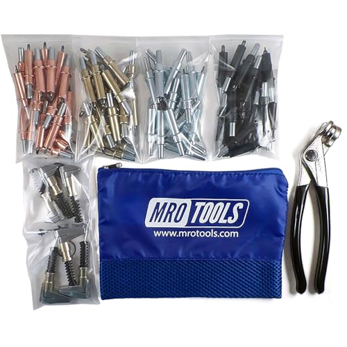 MRO Tools Cleco Fasteners K-SERIES DELUXE CLECO SHEET METAL FASTENER KIT w/Mesh Carry Bag (K2MSTR) - Image 1