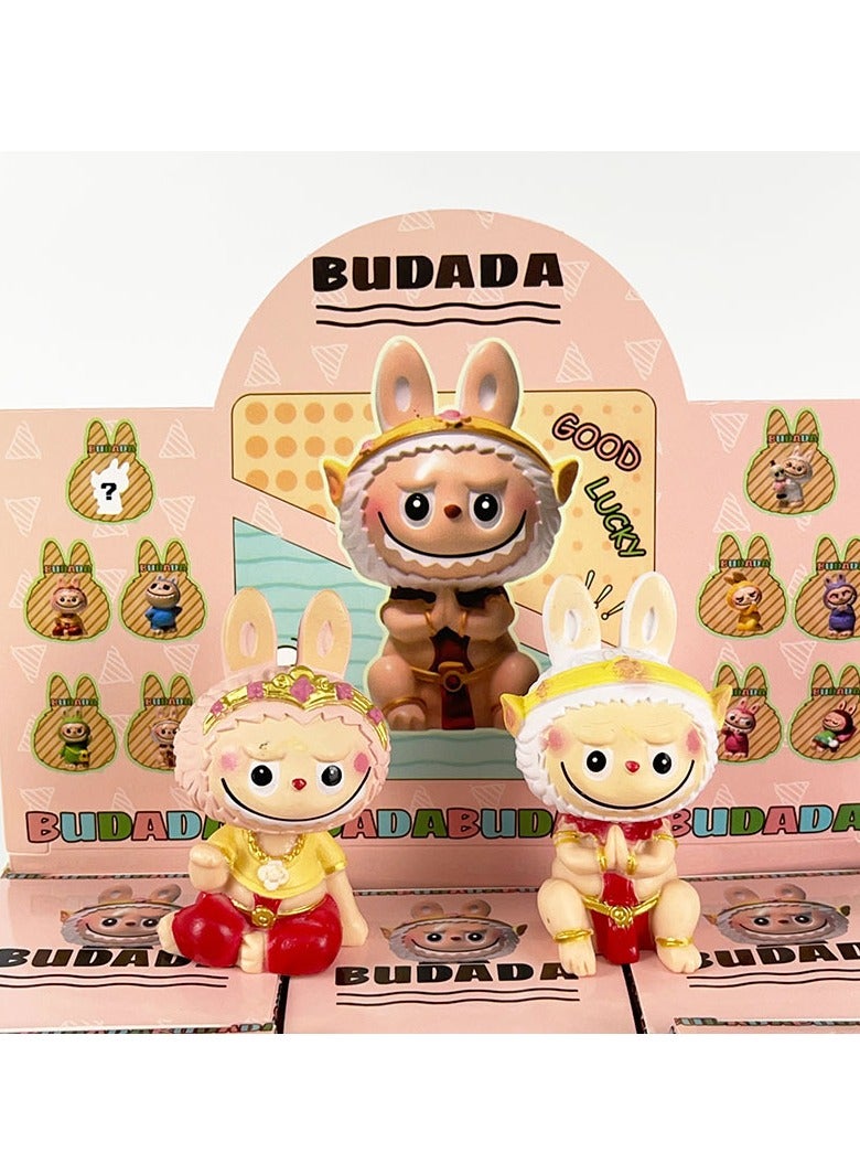 general Super cute girl wind cloth da blind box tide play office desktop small ornament creative figure doll birthday gift for children birthday holiday gift - Image 3