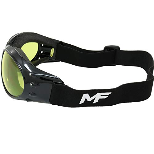 MF Vulcan Goggles (Black Frame/Yellow Lens) - Image 3
